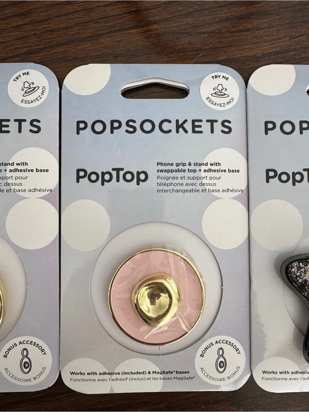 PopSockets PopTop Fall 2026 Collection Elegant Metal Bundle of 3